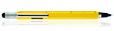 Monteverde One Touch Stylus Tool Inkball Rollerball Pens in Yellow