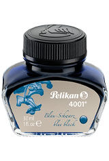 Blue-Black Pelikan 4001 Bottled Ink(30ml) Fountain Pen Ink