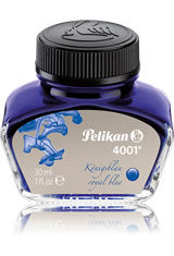 Royal Blue Pelikan 4001 Bottled Ink(30ml) Fountain Pen Ink