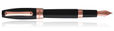Montegrappa Fortuna Fountain Pens in Rose Gold Trim