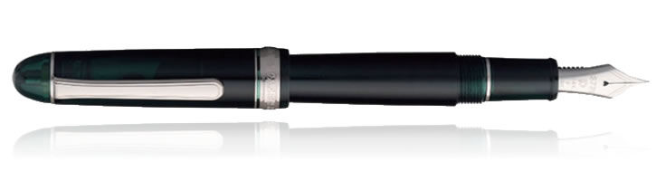Laurel Green Rhodium Platinum 3776 Century Fountain Pens
