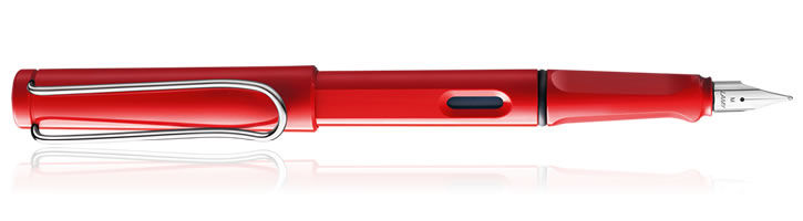 Red Lamy Safari Fountain Pens