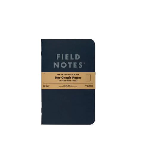 Field Notes Pitch Black Memo Books & Notebooks