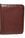 Aston Leather Collector's 20 Pen Carrying Cases in Brown
