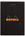 Rhodia Top Staplebound Memo & Notebooks in 3-3/8 X 4-3/4 Black/Graph