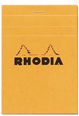 3-3/8 X 4-3/4 Orange/Graph Rhodia Top Staplebound Memo & Notebooks