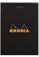 5-3/8 X 8-1/4 Black/Graph Rhodia Top Staplebound Memo & Notebooks