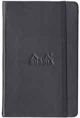 5-1/2 X 8-1/4 Black/Lined Rhodia Webnotebook Memo & Notebooks