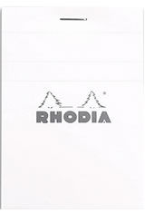 4 X 6 Lined Rhodia Ice Top Staplebound Memo & Notebooks