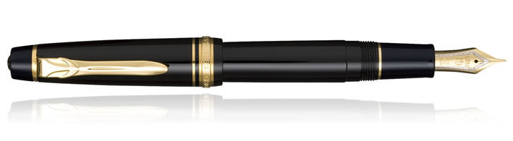 Black/Gold Sailor Professional Gear II Fountain Pens