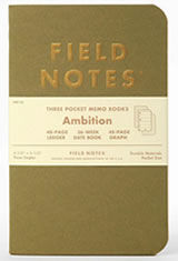 Field Notes Ambition Memo & Notebooks