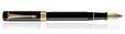 Parker Duofold International Fountain Pens in Black GT