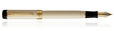 Parker Duofold International Fountain Pens in Ivory Black GT
