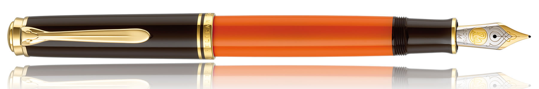 Pelikan Special Edition Souveran M800 Burnt Orange Fountain Pens