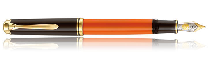 Pelikan Special Edition Souveran M800 Burnt Orange Fountain Pens