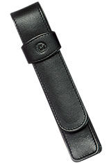 1 Pen Black Pelikan Leather Pouch Pen Carrying Cases