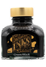 Green Black Diamine Bottled Ink(80ml) Fountain Pen Ink