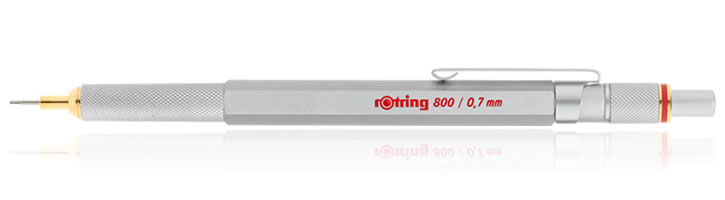 Silver - 0.7mm Rotring 800 Mechanical Pencils