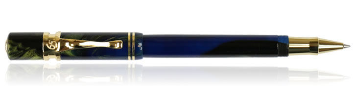 Blue Visconti Ragtime 20th Anniversary Rollerball Pens