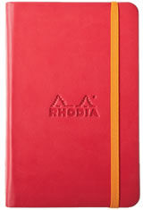 5-1/2 X 8-1/4 - Poppy/Lined Rhodia Rhodiarama Memo & Notebooks