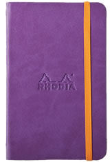 5-1/2 X 8-1/4 - Purple/Lined Rhodia Rhodiarama Memo & Notebooks