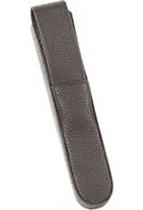 Black Aston Leather 1 Pen Box Pen Carrying Cases