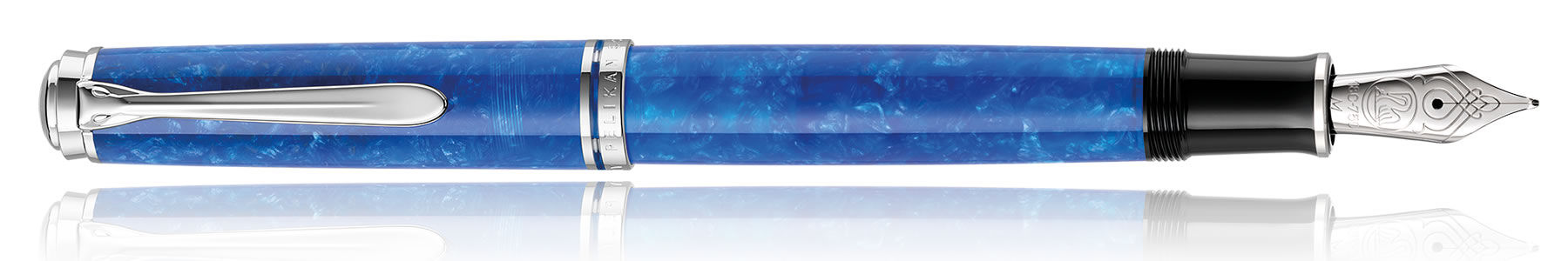 Pelikan Souveran M805 Viblant-blue 万年筆 Pelikan Souveran M805 Vibrant Blue Fountain Pens