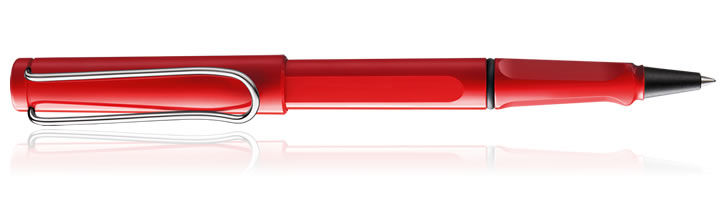 Red Lamy Safari Rollerball Pens