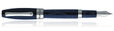 Montegrappa Fortuna Shema Israel Fountain Pens in Blue