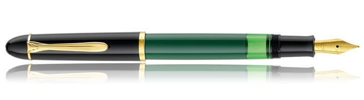 Green-Black Pelikan M120 Fountain Pens