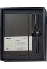 Charcoal - A6 Lamy Gift Set Notebook & Safari Fountain Pens