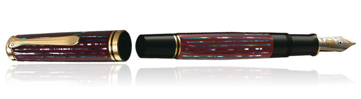 Pelikan M1000 Raden Sunrise Red Fountain Pens