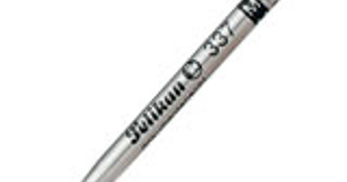 Ricambi Pelikan 37 - 25 Pezzi | Refill Nero Per Stiloforo, Punta Media 1mm - Foto 3