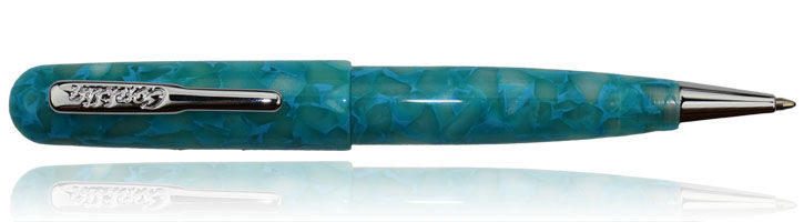 Turquoise Serenity Conklin All American Ballpoint Pens