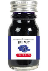 Bleu Nuit J Herbin Bottled Ink(10ml) Fountain Pen Ink