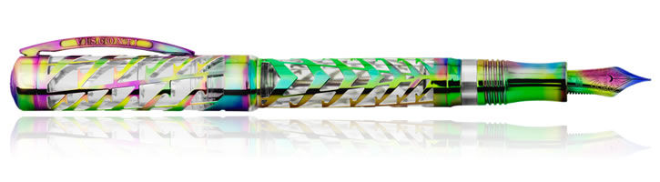 Iridium Rainbow Visconti Watermark Fountain Pens