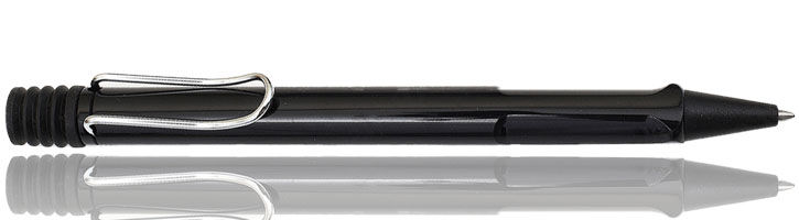 Shiny Black Lamy Safari Ballpoint Pens