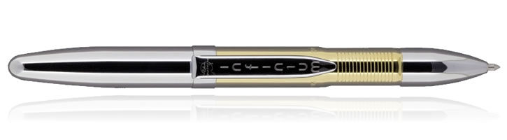 Gold Titanium/Chrome - Black Ink Fisher Space Pen Infinium Ballpoint Pens