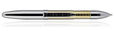 Fisher Space Pen Infinium Ballpoint Pens in Gold Titanium/Chrome - Blue Ink