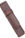 Royce 1 Slot Leather Single Pen Carrying Cases in Burgundy