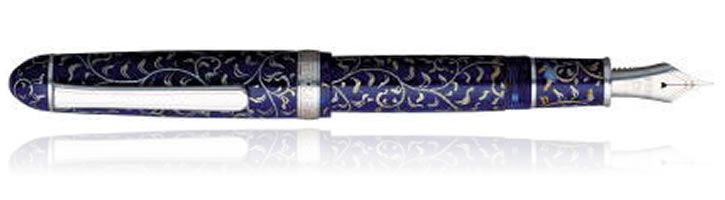 Platinum 3776 Karakusa Blue Fountain Pens