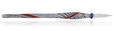 Rohrer & Klingner Glass Dip Pens in Blue Red