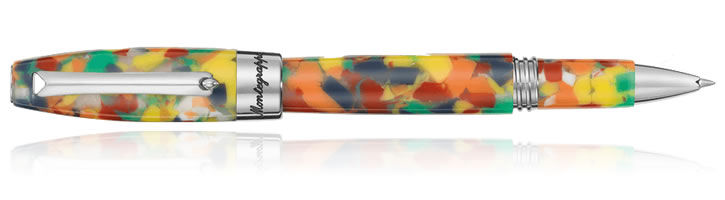 Moscow Steel & Multi Montegrappa Fortuna Mosaico Rollerball Pens