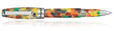 Montegrappa Fortuna Mosaico Rollerball Pens in Moscow Steel & Multi