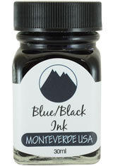 Blue Black Monteverde Bottled Ink(30ml) Fountain Pen Ink