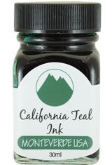 California Teal Monteverde Bottled Ink(30ml) Fountain Pen Ink
