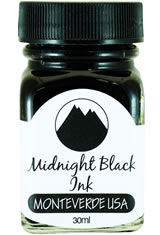 Midnight Black Monteverde Bottled Ink(30ml) Fountain Pen Ink