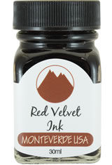 Red Velvet Monteverde Bottled Ink(30ml) Fountain Pen Ink