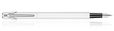 Caran dAche 849 Fountain Pens in White