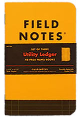 Utility Ledger Field Notes Utility Memo & Notebooks
